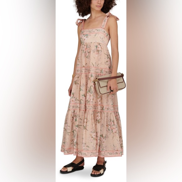 Zimmermann Moonshine tie shoulder dress 2 - Picture 3 of 6